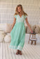 Carmen Maxi - Sea Foam Print