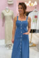 Margarette Denim Midi Dress