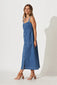 Margarette Denim Midi Dress