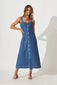 Margarette Denim Midi Dress