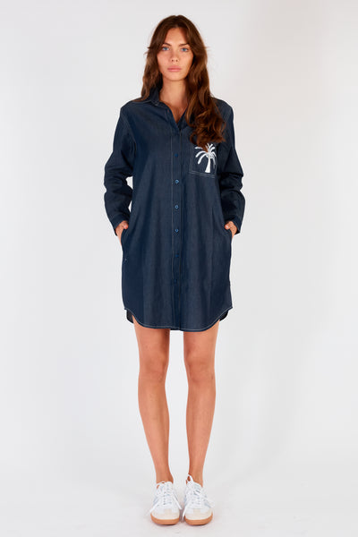 Marseille Denim Shirtdress