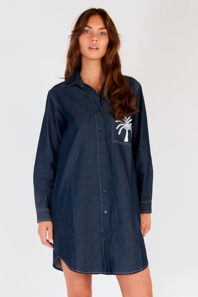 Marseille Denim Shirtdress