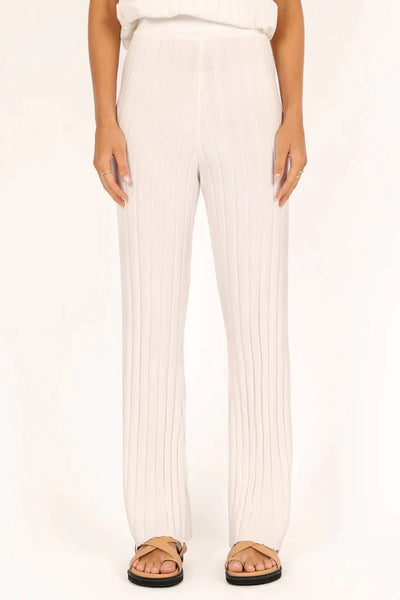 Opposites Attract knit pants - White