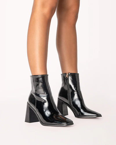 Scorpio Boot - Black Patent