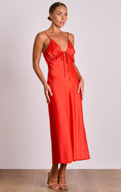 MILA Slip Midi - Poppy