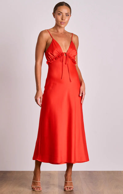 MILA Slip Midi - Poppy